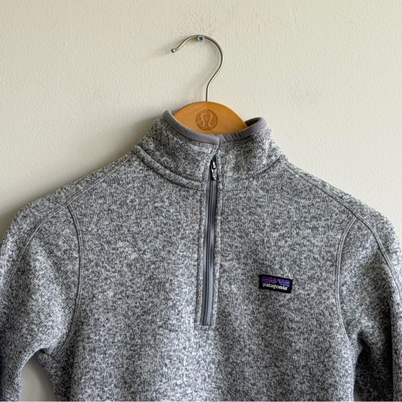 Patagonia Better Sweater Quarter Zip Fleece Gray Women’s - Picture 4 of 7